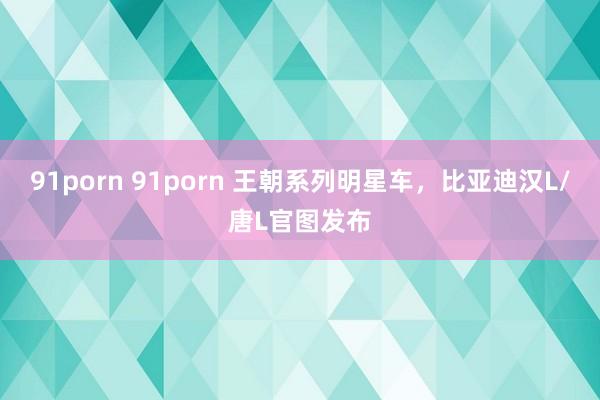 91porn 91porn 王朝系列明星车，比亚迪汉L/唐L官图发布